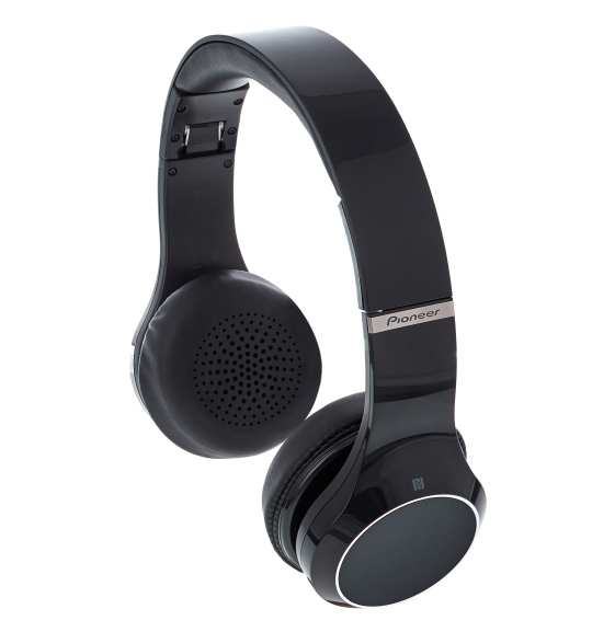 schwarz Pioneer SE-MJ771BT-K Bluetooth-Kopfhörer Headsetfunktion, bis 32Stunden Akku-Laufzeit 