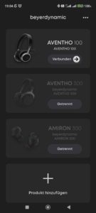 Beyerdynamic Aventho 100 App