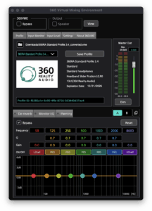 Sony 360 VME Main Page