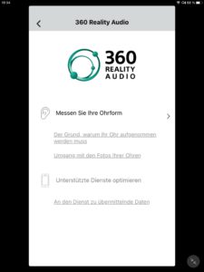 360 Reality Audio I_Connect App