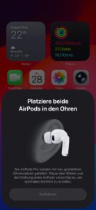 Apple AirPods Pro 3 Systemeinstellungen