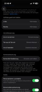 Apple AirPods Pro 3 Systemeinstellungen
