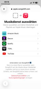 Apple Transfer-Tool - Playlists von Spotify & Co. zu Apple Music