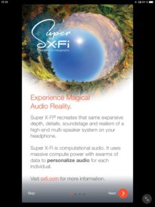 Audio-Holografie I_SXFI App