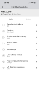 Audio-Technica ATH-AL5NC App DE