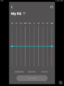 Audioeinstellungen VI_AKG Headphones App
