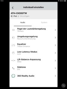 Audioeinstellungen_Connect App