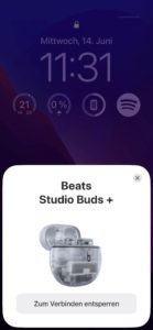 Beats Studio Buds Plus iOS