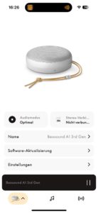 Bang & Olufsen Beosound A1 3rd Gen App