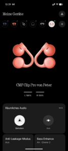 CMF Clip Pro App DE
