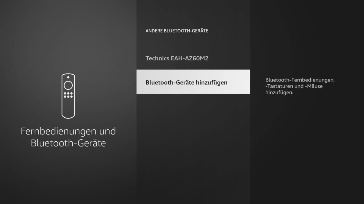 Bluetooth Kopfhörer mit Amazon Fire TV verbinden Anleitung