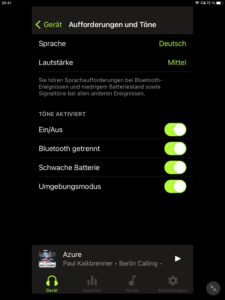 Feedback-Einstellungen_Shure Plus Play App