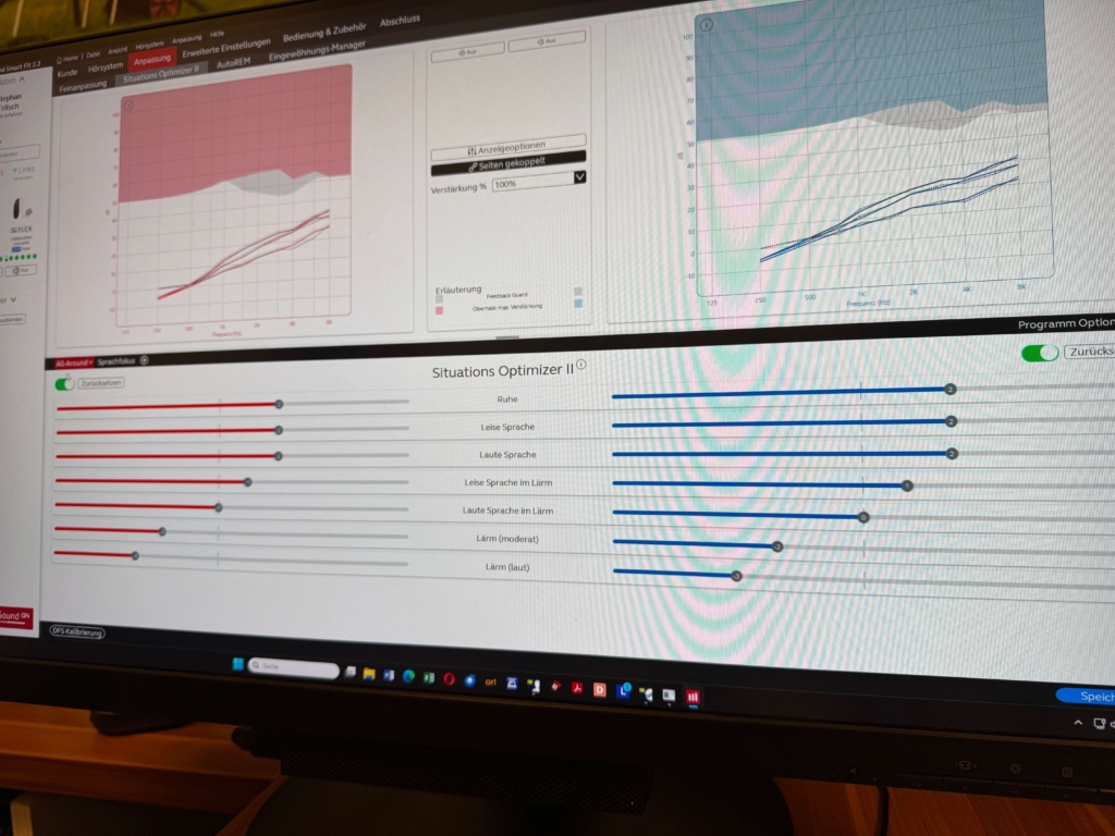 Hörakustiker Software Einstellung Situation Optimizer