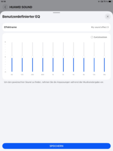 Huawei FreeBuds Pro 5 Klangregelung II_Huawei Audio Connect App