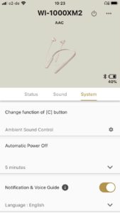 Sony Headphones Connect