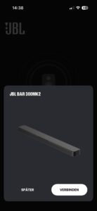 JBL Bar 300MK2 App DE 1
