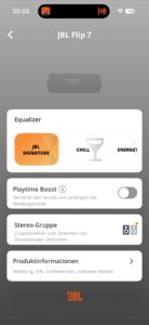 JBL Flip 7 App DE