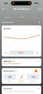 JBL Live Beam 3 App