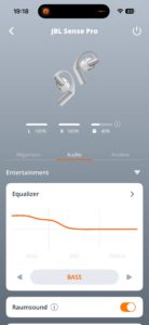JBL Sense Pro App