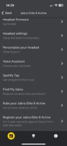 Jabra Elite 8 Active App 2