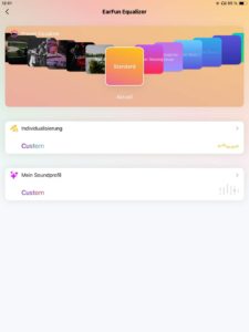 Klanganpassung I_EarFun Audio App