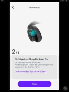 Klangpersonalisierung III_AKG Headphones App