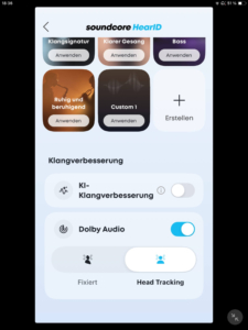 Klangregelung II_Soundcore App
