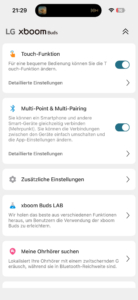LG xboom Buds Plus App