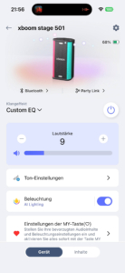LG xboom Stage 501 App