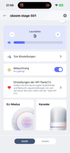 LG xboom Stage 501 App