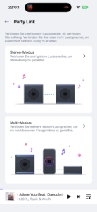 LG xboom Stage 501 App