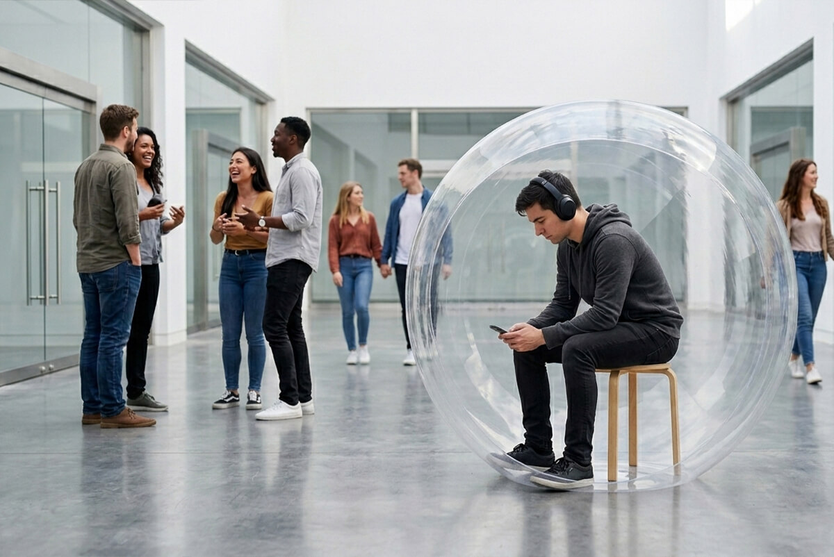 Machen Noise-Cancelling Kopfhörer uns einsamer? – Die unsichtbare Wand