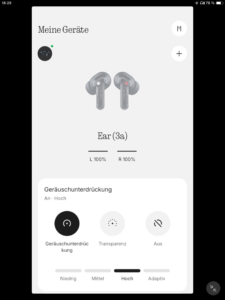 Nothing Ear 3a ANC_Nothing X App