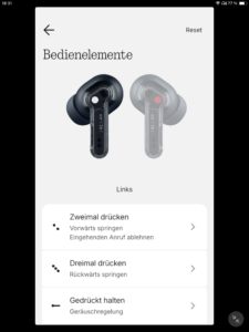 Nothing Ear 3a Steuerung I_Nothing X App
