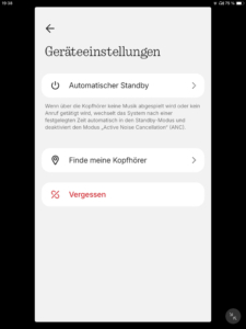 Nothing Headphone (a) Einstellungen_Nothing X App