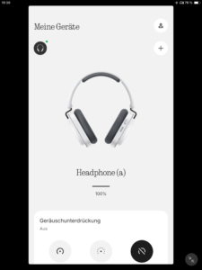 Nothing Headphone (a) Startseite_Nothing X App