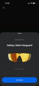 Oakley Meta Vanguard App DE