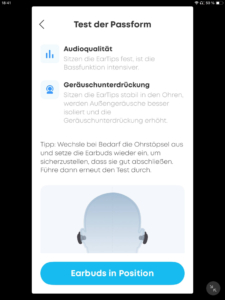 Passform-Test_Soundcore App