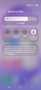 Samsung Galaxy Buds4 App DE