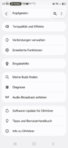 Samsung Galaxy Buds4 App DE