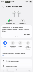 Samsung Galaxy Buds4 Pro App DE