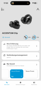 Sennheiser Accentum Clip App DE