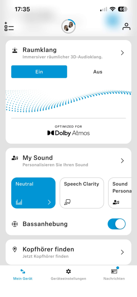Sennheiser Momentum 5 Wireless App
