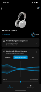 Sennheiser Momentum 5 Wireless App DE