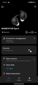 Sennheiser Momentum Sport Smart Control App 1