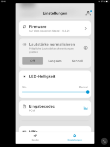 Sennheiser RS 275 App Einstellungen_Transmitter