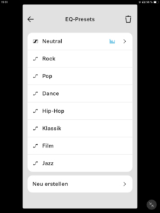 Sennheiser RS 275 App Startseite I_Hoerer