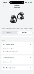Shokz OpenDots Air App