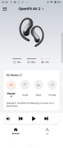 Shokz OpenFit Air 2 App