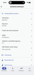 Sony LinkBuds Clip App DE